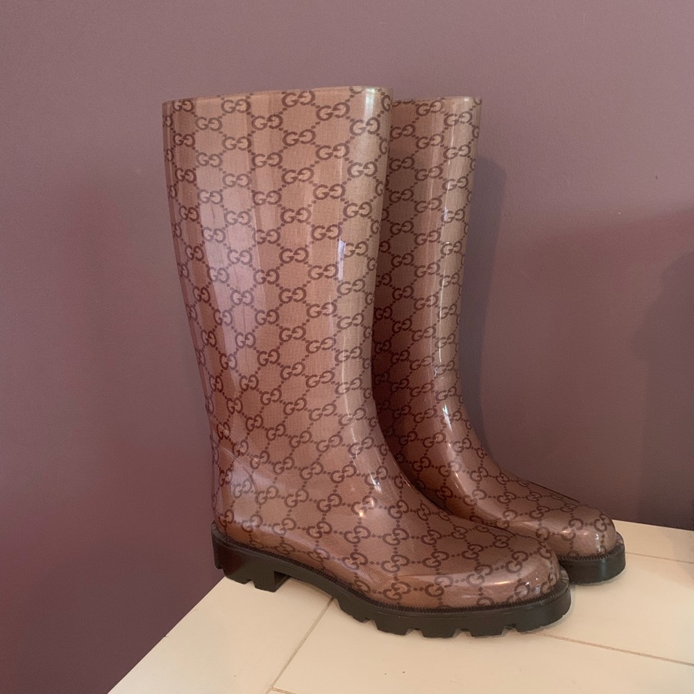 Gucci Edimburg Rain Boots